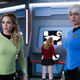 Sara (Caity Lotz) and Ava (Jes Macallan) are trapped on a Star Trek parody TV show.